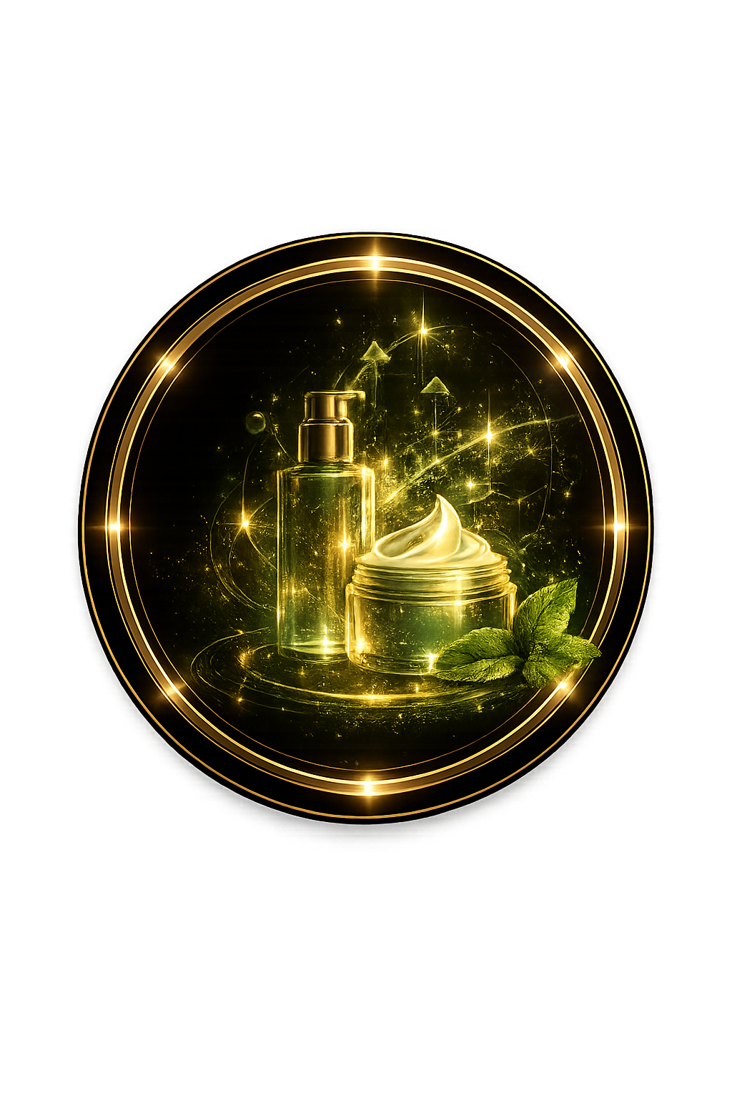 Skin aging and collagen regeneration icon
