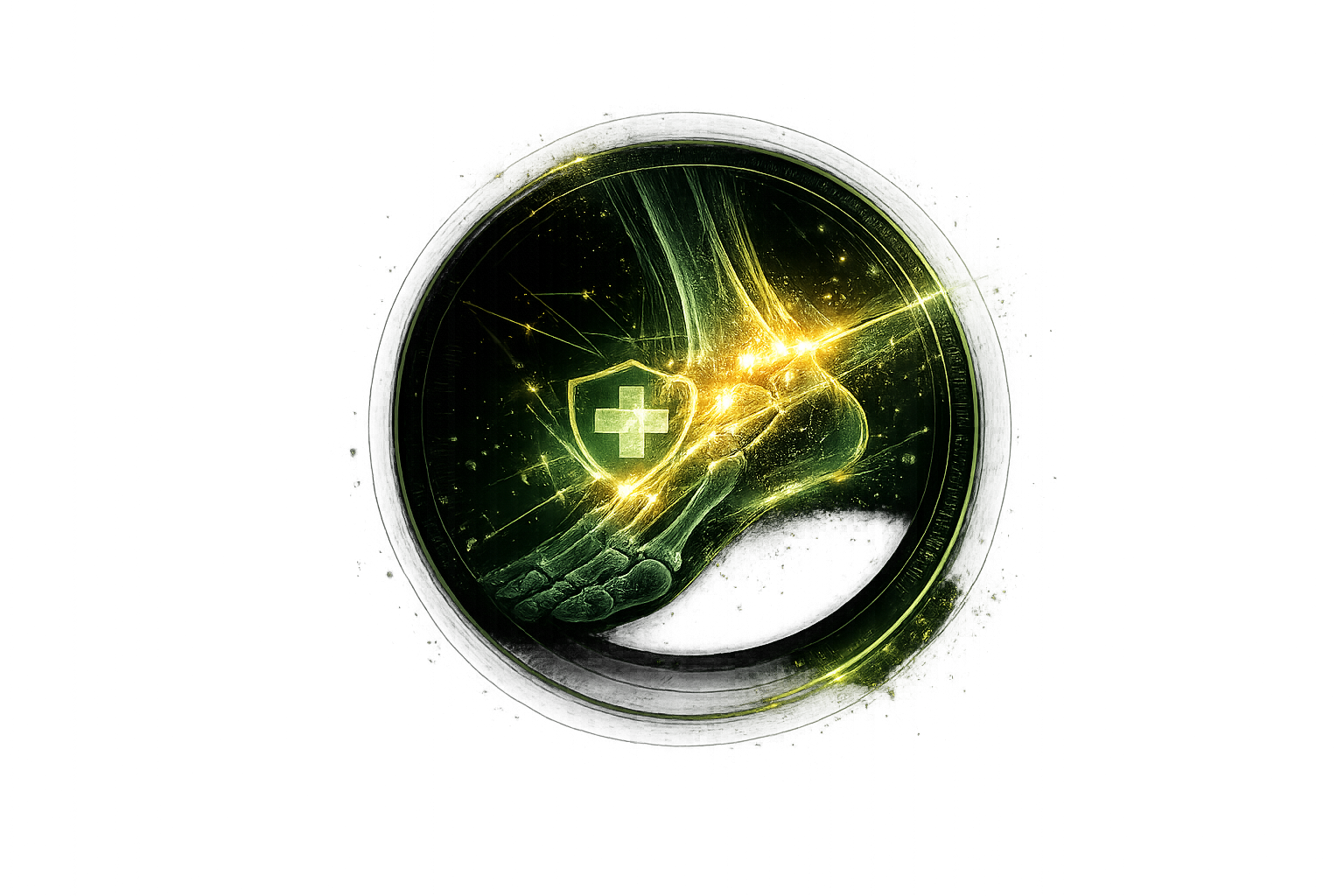 Sports injury recovery icon