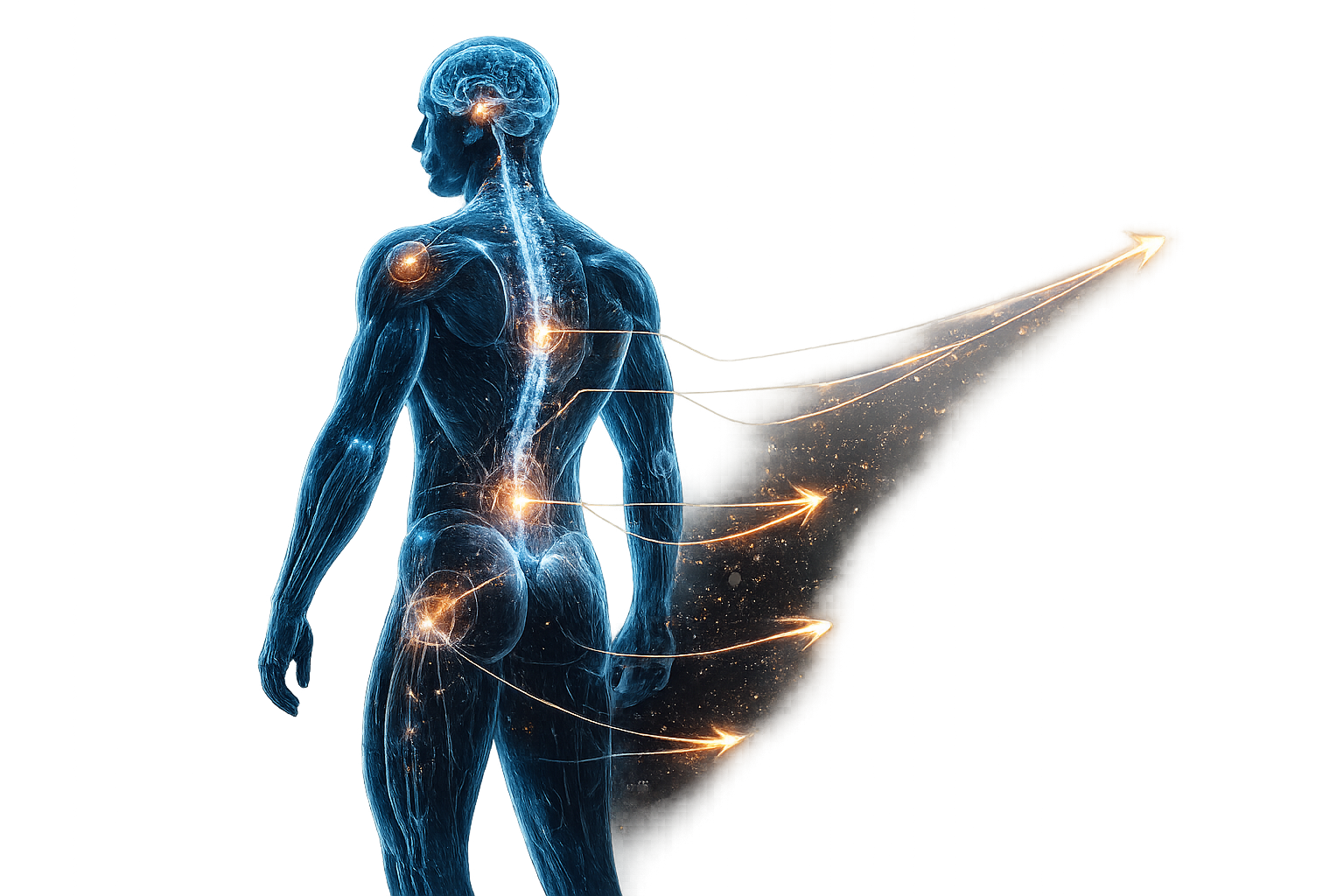 Systemic full-body recovery network with cellular migration and tissue signaling pathways