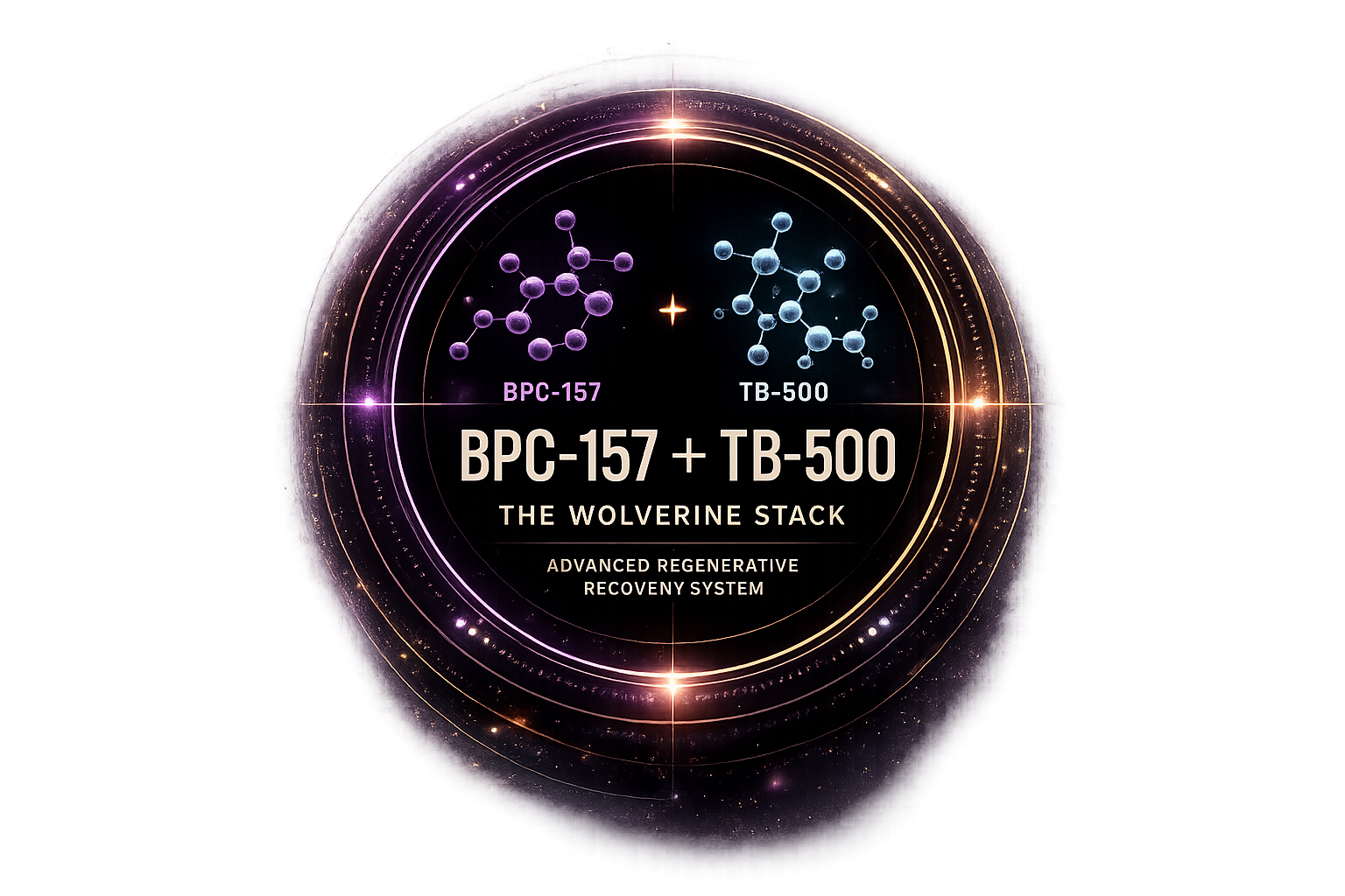 BPC-157 plus TB-500 Wolverine Stack advanced regenerative recovery system emblem