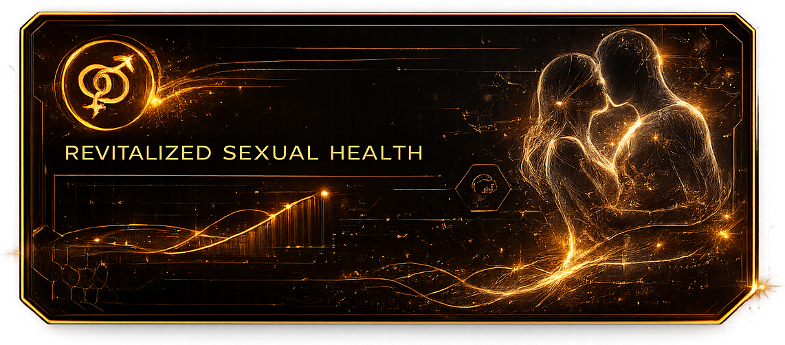 Revitalized sexual health benefit interface graphic